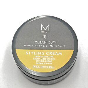 Paul Mitchell Mitch Clean Cut Medium Hold Semi-Matte Styling Cream 3 oz